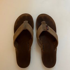 Womens rainbow flipflops size 6.5